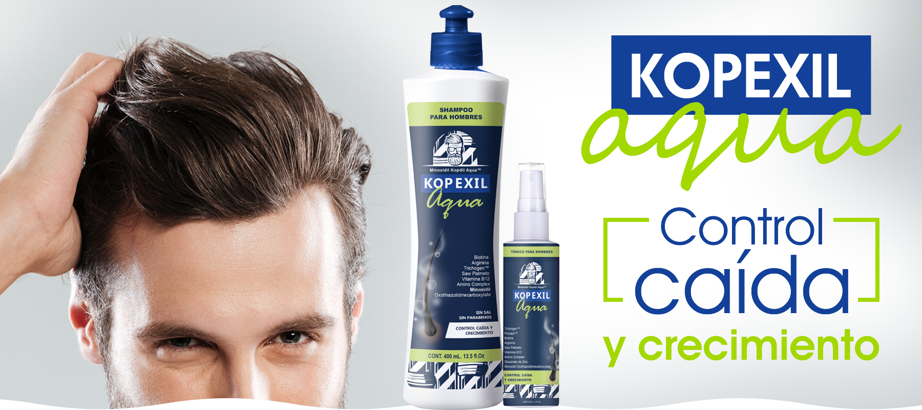 Kopexil Hombre control caída y crecimiento - AMP Laboratorios
